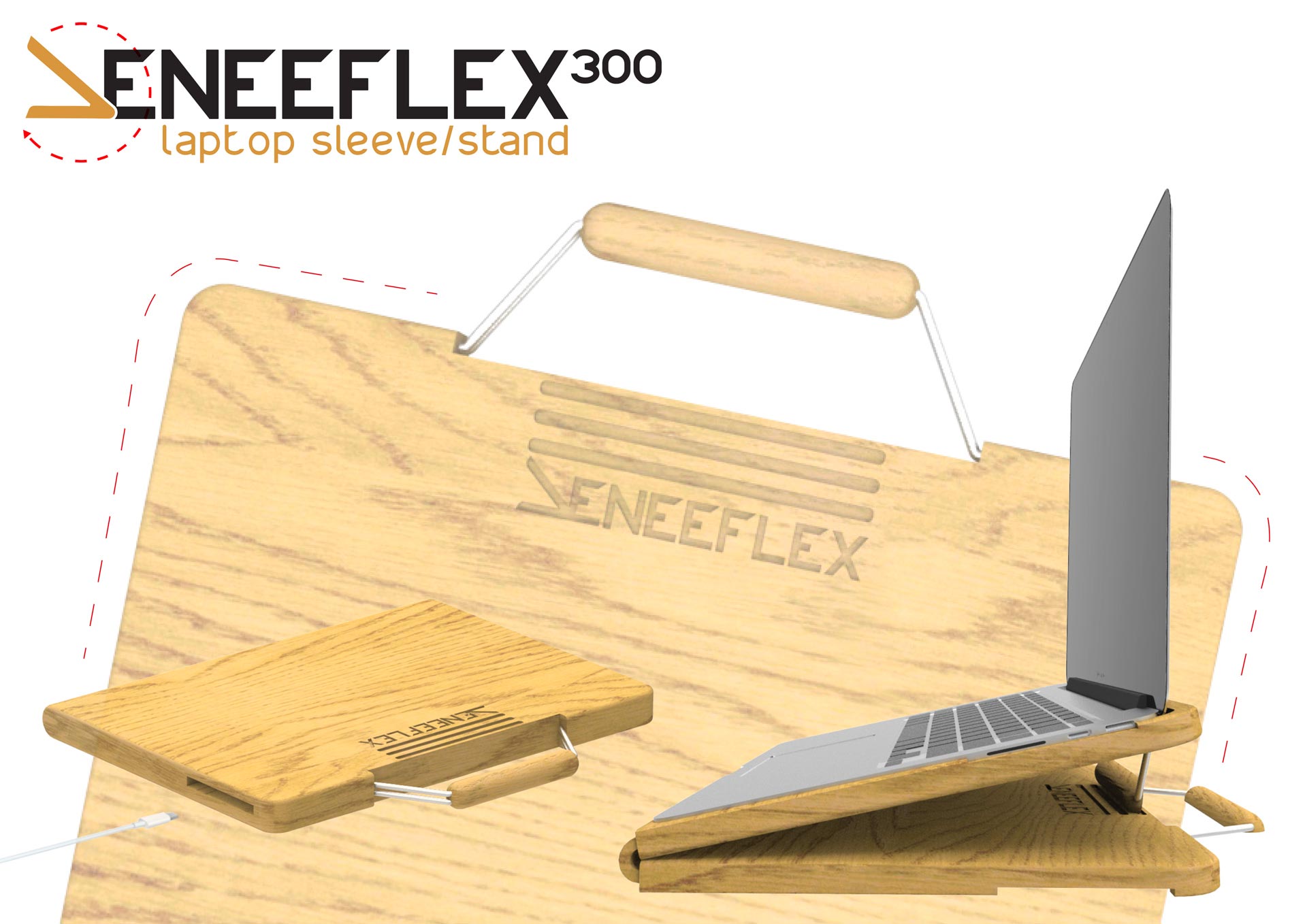 design laptop support wood