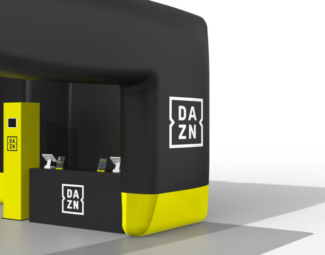 dazn enflatable stand