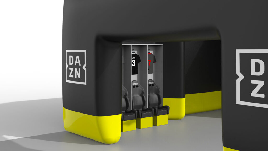 dazn enflatable stand